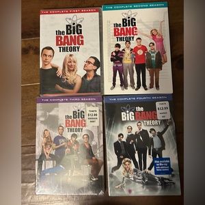 Big Bang Theory DVDs Seasons 1-4
